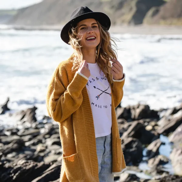 Store Passenger West Coast Cardigan Sunset Yellow
