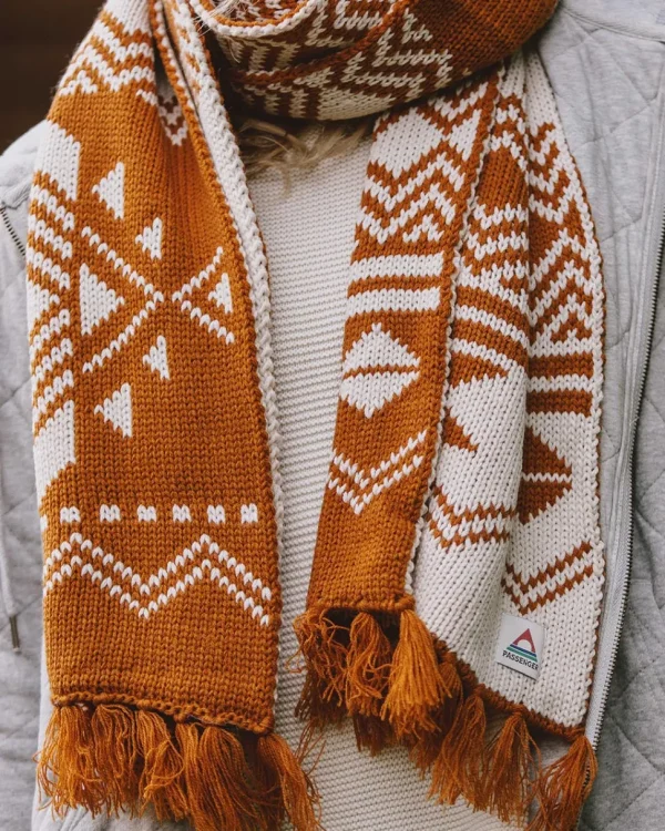Sale Passenger West Coast Recycled Acrylic Scarf Glazed Ginger