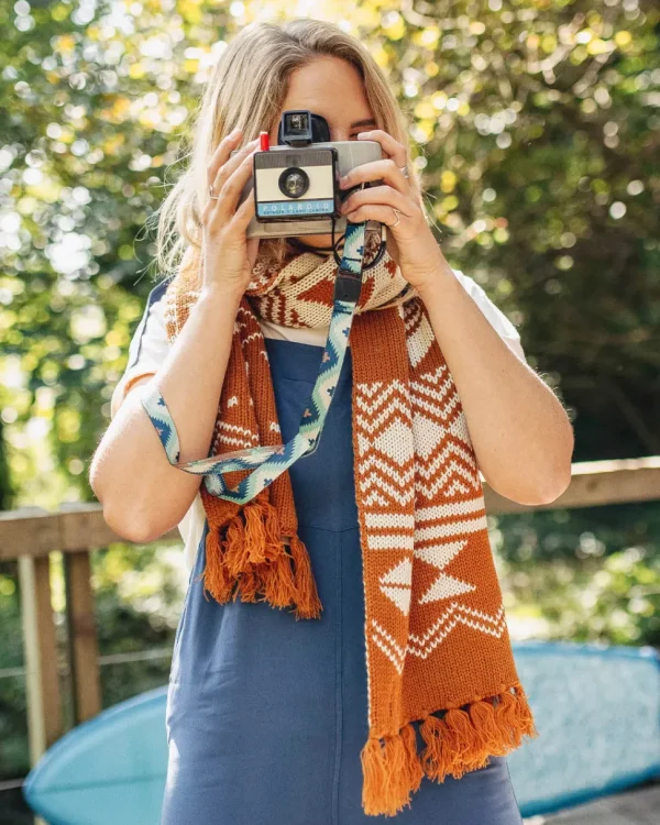 Sale Passenger West Coast Recycled Acrylic Scarf Glazed Ginger