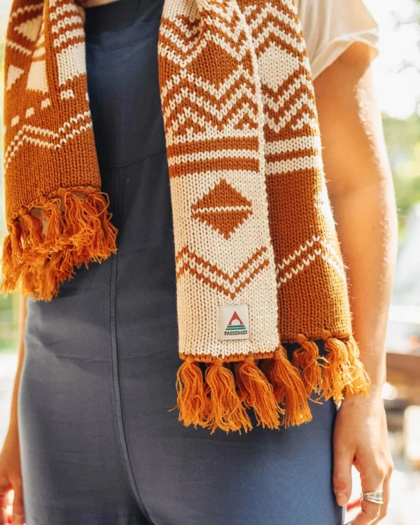 Sale Passenger West Coast Recycled Acrylic Scarf Glazed Ginger