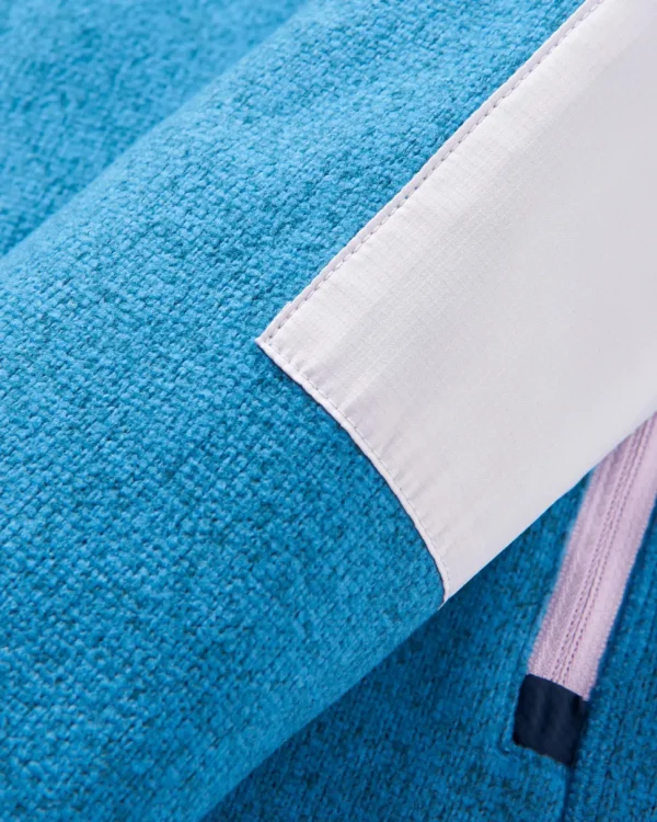 Clearance Passenger Wilder Recycled Polartec® Fleece Blue Steel Marl