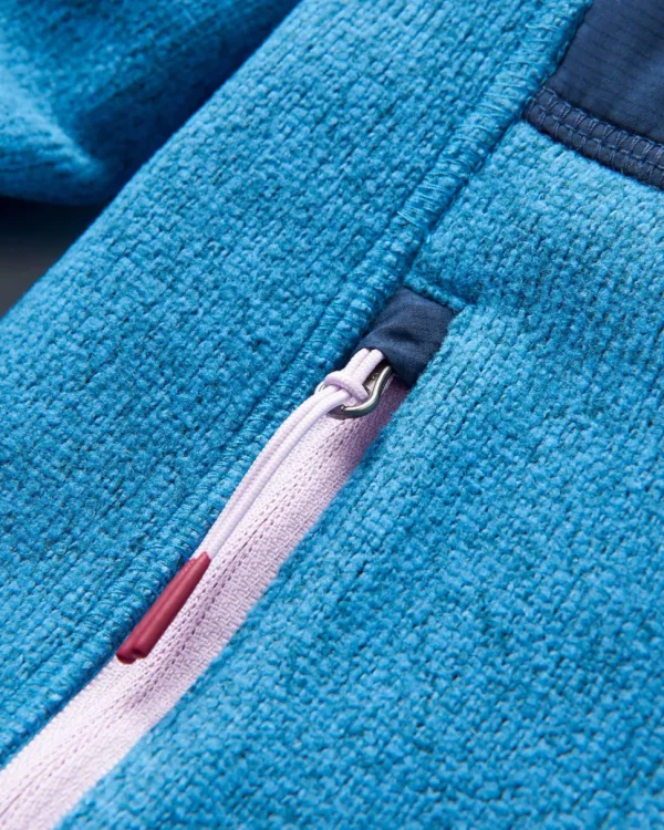 Clearance Passenger Wilder Recycled Polartec® Fleece Blue Steel Marl