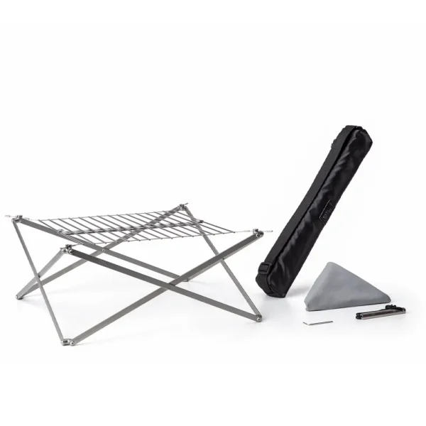 Hot Floris van Bommel Wolf and Grizzly Grill (without Fire Set) Stainless Steel