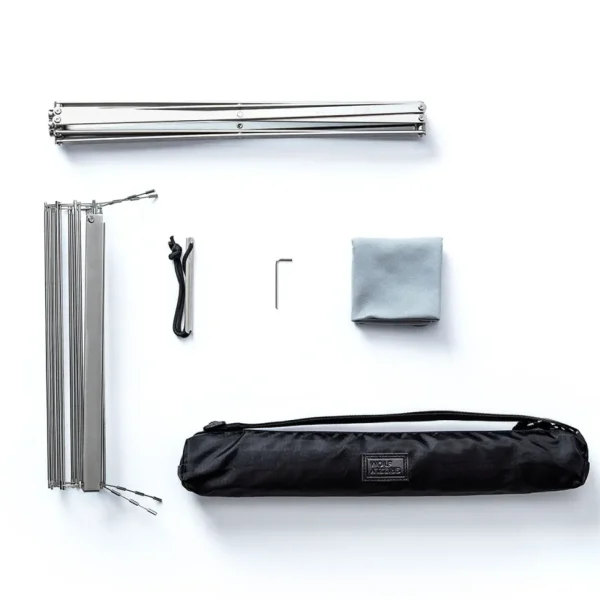 Hot Floris van Bommel Wolf and Grizzly Grill (without Fire Set) Stainless Steel