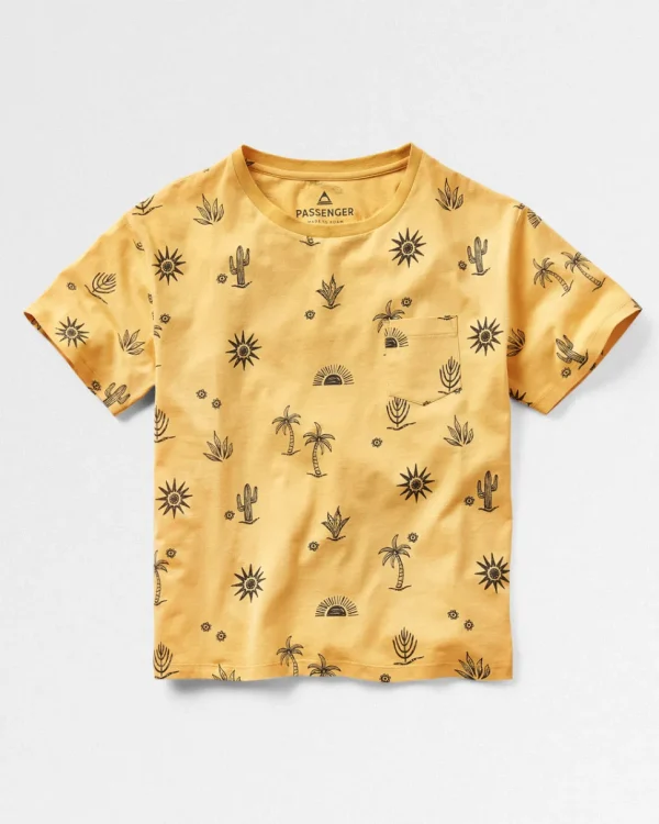 Flash Sale Passenger Yerba Recycled Cotton T-Shirt Ochre Yellow