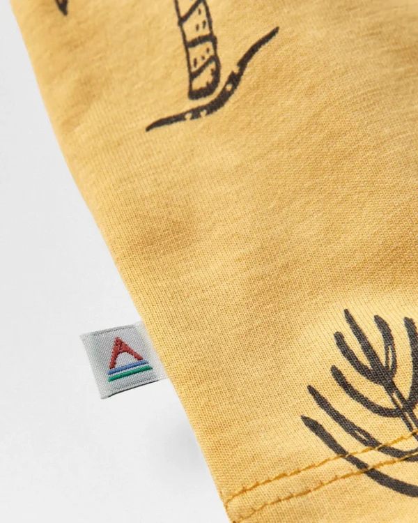 Flash Sale Passenger Yerba Recycled Cotton T-Shirt Ochre Yellow