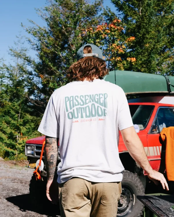 Online Passenger Yuca Organic Cotton T-Shirt Birch Marl