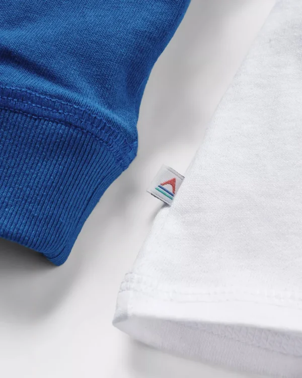 Hot Passenger Yuca Recycled Cotton LS T-Shirt True Blue