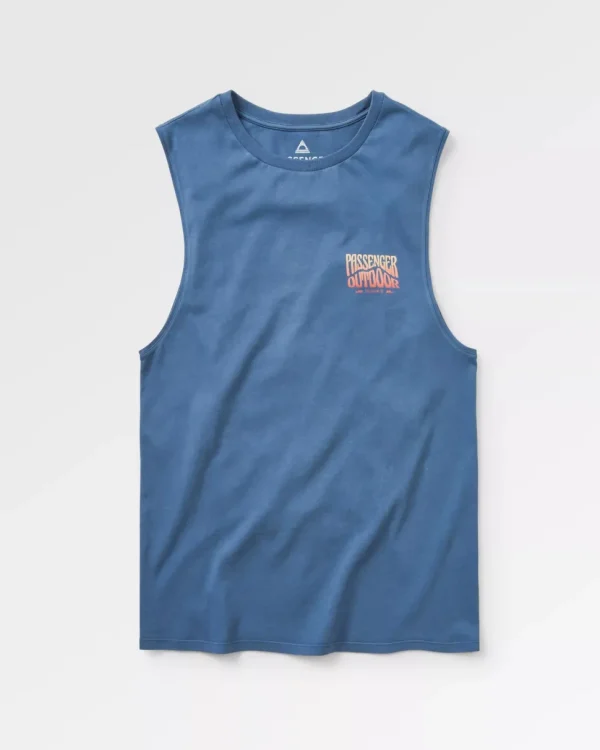 Flash Sale Passenger Yuca Recycled Cotton Vest Dark Denim
