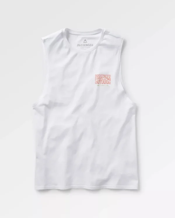 Cheap Passenger Yuca Recycled Cotton Vest White